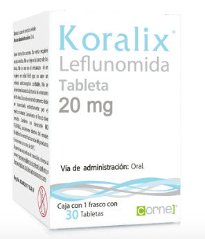 Koralix 20 Mg 30 Tabletas