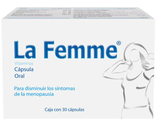 La Femme Vitaminas 30 Cápsulas Genérico Progela