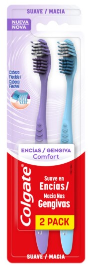 Cepillo Dental Colgate Encías Comfort 2 Pack