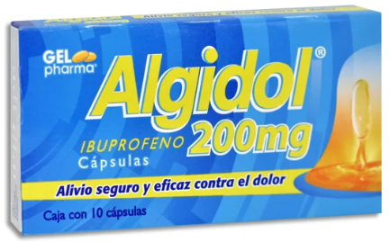 ALGIDOL (IBUPROFENO) 200MG C/10 CAP