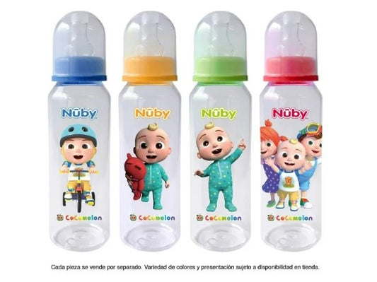 Biberón Nuby Anticólicos Cocomelon 9 Onzas