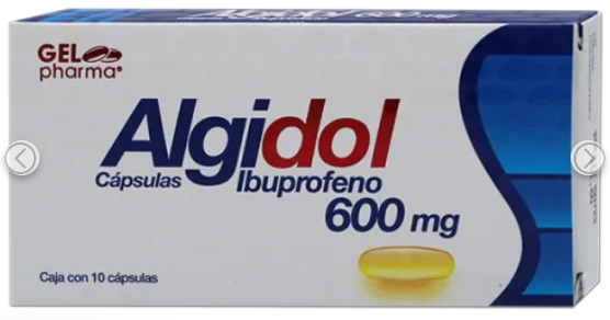 ALGIDOL 600MG CPS 10