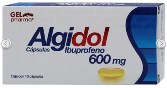 ALGIDOL 600MG CPS 10