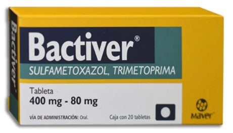 BACTIVER 400MG-80MG 20 TBS