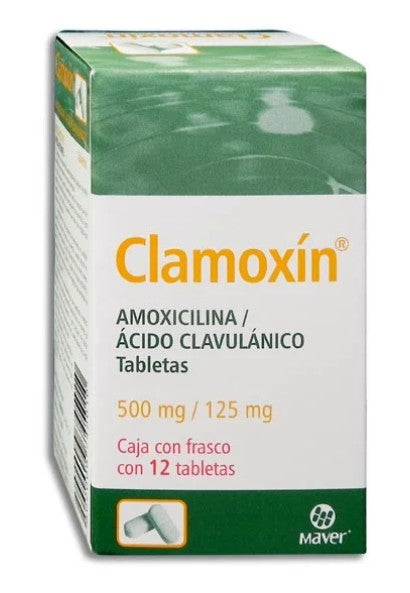 CLAMOXIN 500/125MG TBS 12