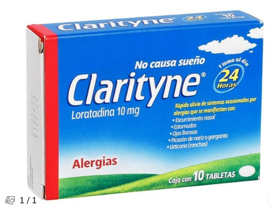 Clarityne 24 Horas 10 Mg 10 Tabletas