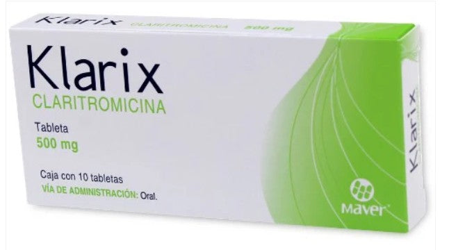 CLARTITROMICINA 500MG 10TBS
