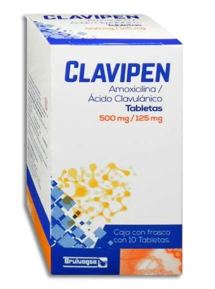 CLAVIPEN (AMOXICILINA, ACIDO CLAVULANICO) 500MG/125MG
