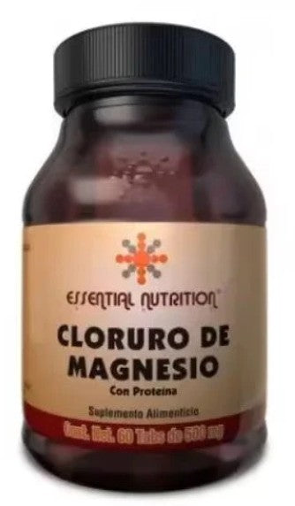 Cloruro De Magnesio 500 Mg Suplemento Alimenticio 60 Tabletas