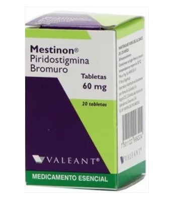 Brom De Piridostigmina 60 Mg 20 Tabletas