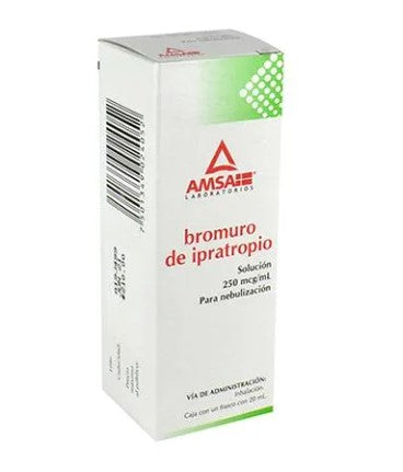 Bromuro De Ipratropio 250 Mcg/Ml Nebulizaciones Genérico Amsa