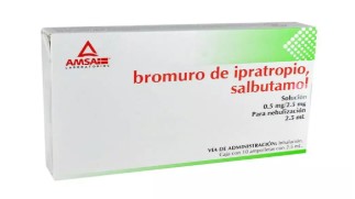 Bromuro Ipratropio/Salbutamol .5/2.5 Mg 10 Ampolletas