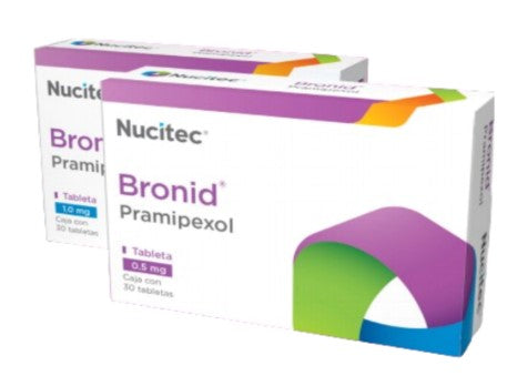 Bronid Pramipexol 0.5 Mg 30 Tabletas