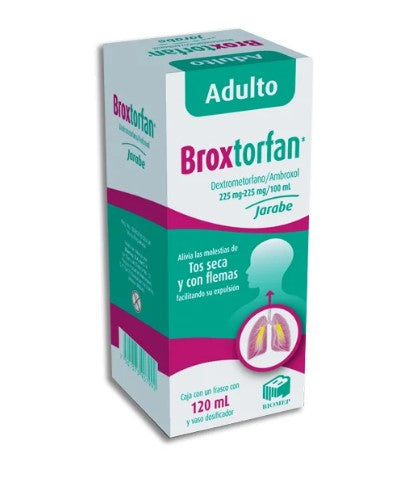 BROXTORFAN JBE ADULTO 120ML (DEXTROMETORFANO-AMBROXOL)