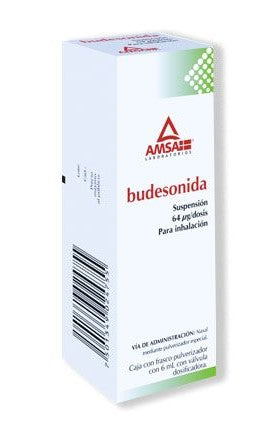 Budesonida 64 mcg Suspensión Dosis Inhalación Amsa