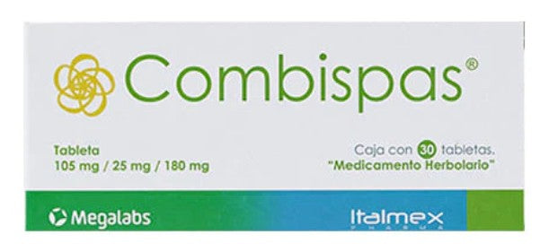 Combispas 105/25/180 Mg 30 Tabletas