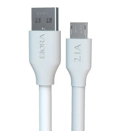 Cable HORA v8 blanco