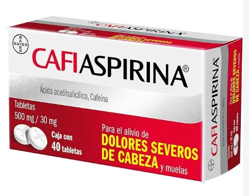 Cafiaspirina 40 Tabletas