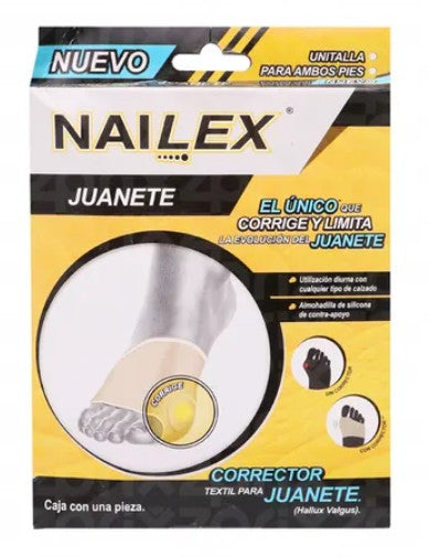 Corrector Textil Para Juanete Nailex 1 Pieza