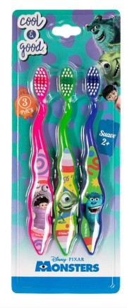 Cepillo Dental Cool-Good Monsters 3 Pack