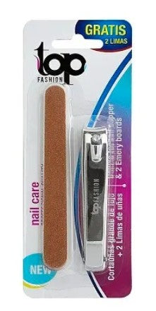 Corta Uñas Top Fashion Grande + 2 Limas