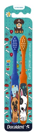Cepillo Dental Dorald Infantil Perro-Gato 2 Piezas