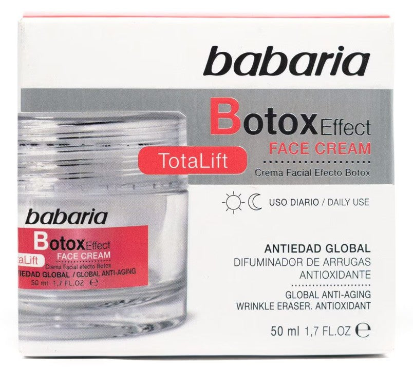 Crema Facial Babaria Botox Total Lift 50 Ml