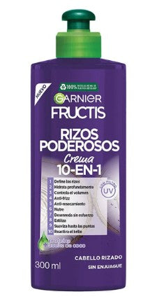Crema Fructis 10 en 1 Rizos Poderosos 300 Ml
