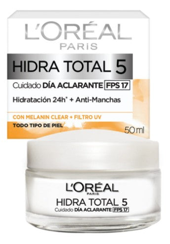 Crema Loreal Hidra Total 5 Anti-Manchas 50 Ml