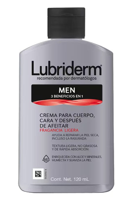 Crema Lubriderm Men 3-1 120 Ml