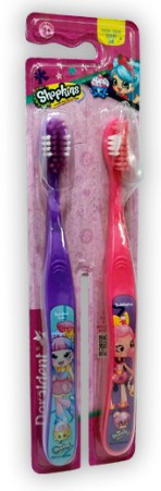 Cepillo Dental Doraldent Infantil Shopkins 2 Piezas