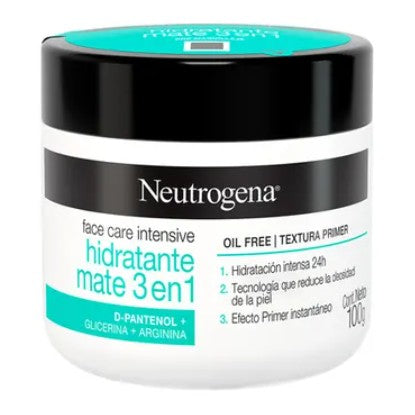 Crema Neutrogena Hidratante Mate 3 En 1 100 G