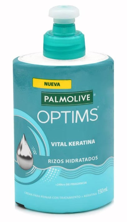 Crema Palmolive Optims Para Peinar Rizos 150 Ml