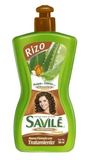 Crema Savilé Para Peinar Rizos Almendras300 Ml