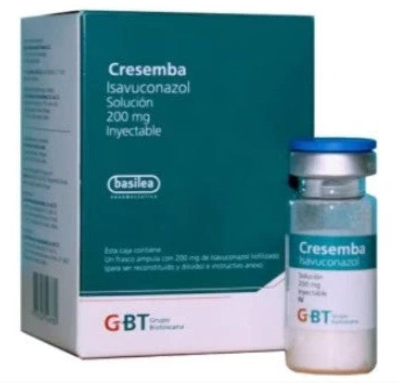 Cresemba 200 Mg Solución Inyectable Polvo Frasco Ámpula