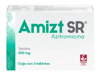 Amizt Sr 500 Mg 3 Tabletas