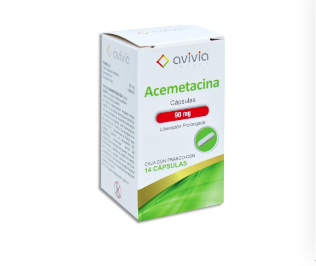 Acemetacina 90 Mg 14 Cápsulas Genérico Avivia