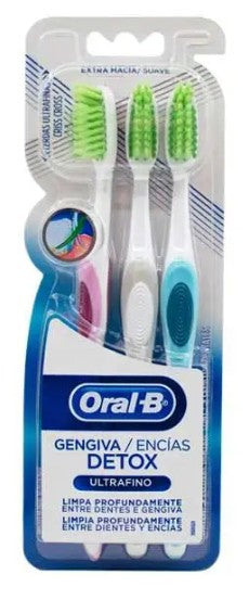 Cepillo Dental Oral B Sensitive Detox 40 2 Piezas