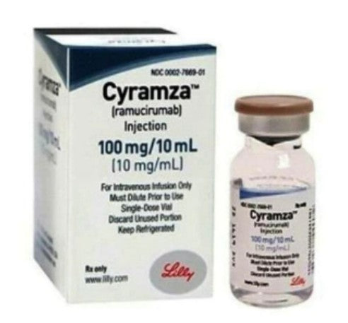Cyramza 100 Mg Solución Inyectable Frasco Ámpula 10 Ml