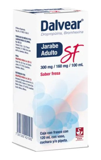 Dalvear Sf 300/160 Mg Adulto Fresa 120 Ml
