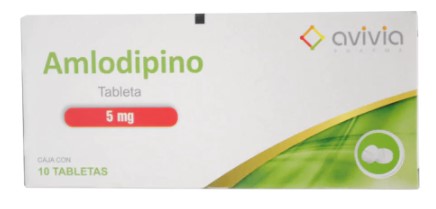 Amlodipino 5 Mg 10 Tabletas Genérico Avivia