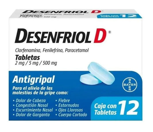 Desenfriol D 12 Tabletas