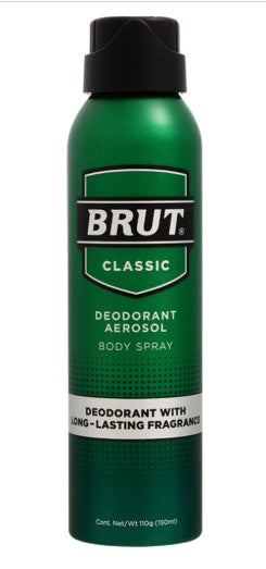 Desodorante Brut Classic Larga Duración Spray 150 Ml
