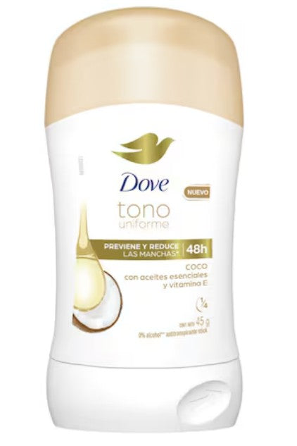 Desodorante Dove Clear Tone 48 H Stick 45 G