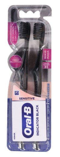 Cepillo Dental Oral-B Sensitive Black 2 Piezas