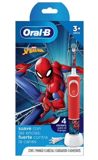 Cepillo Dental Oral-B Spiderman Eléctrico + Cargador