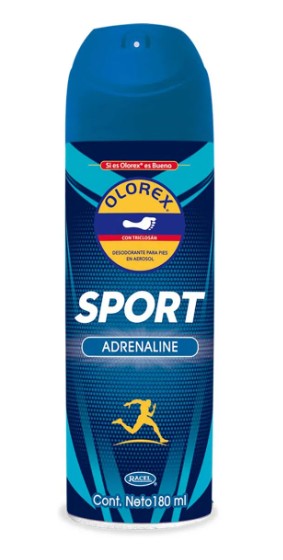 Desodorante Olorex Pies Adrenaline Spray 180 Ml
