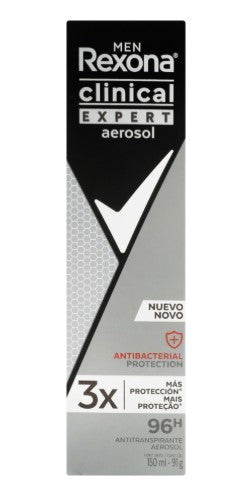 Desodorante Rexona Clinical Antibacterial Men Spray 150 Ml