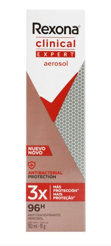 Desodorante Rexona Clinical Antibacterial Woman Spray 150 Ml