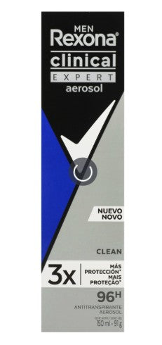 Desodorante Rexona Clinical Clean Spray 150 Ml